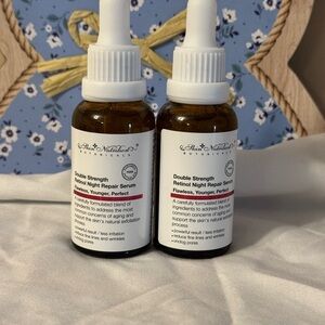 Double Strength Retinol Night Repair Serum - Brown and White FEB 2025
